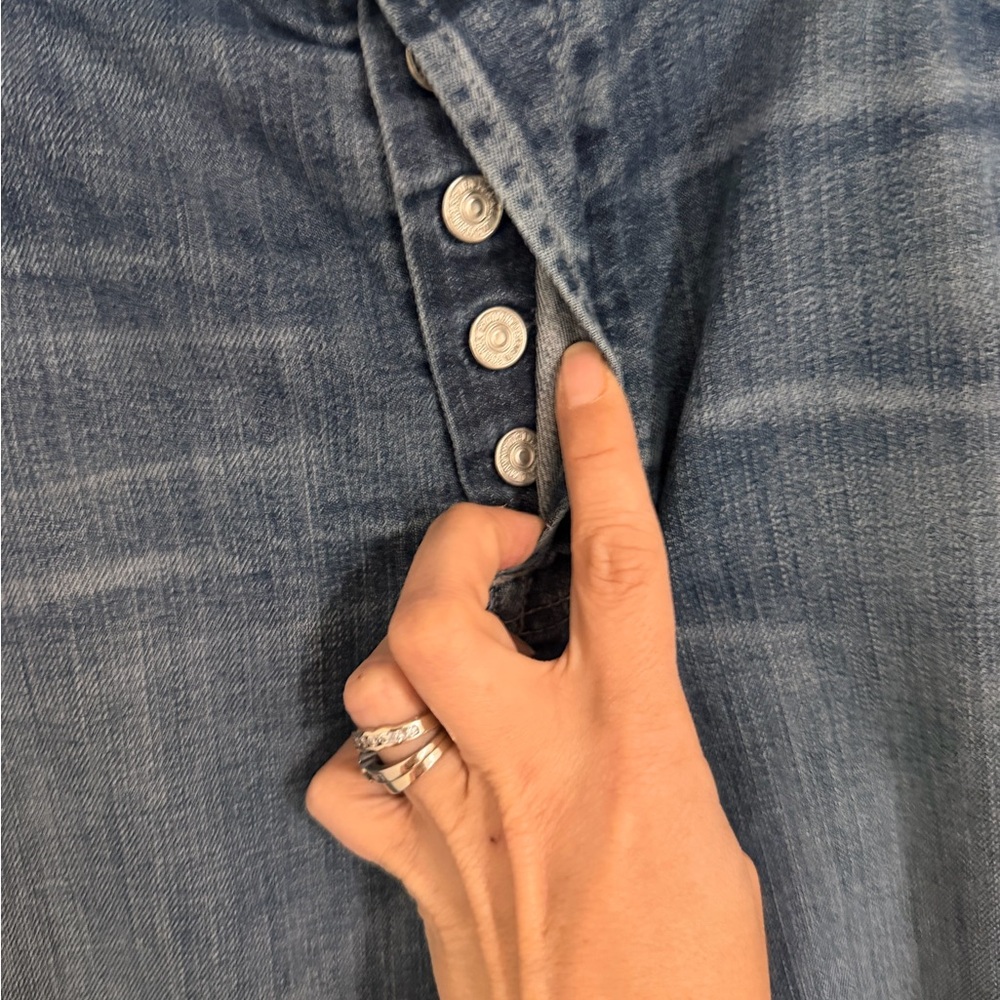 7 for all Mankind- Blue Denim Jeans-14 - Picture 3 of 6